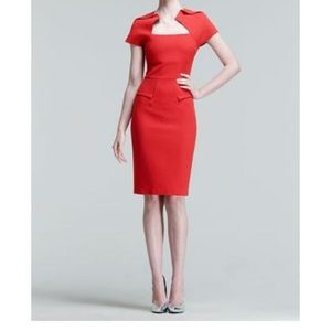 Roland Mouret Myrtha folded sheath dress /size 6
